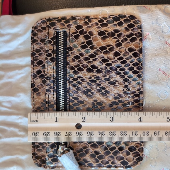 Lodis Snakeskin leather cardholder and coin purse - Picture 8 of 9